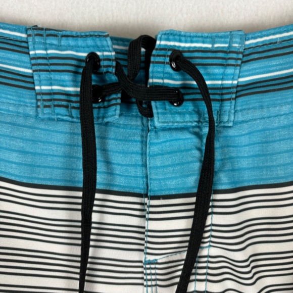 O'Neill Hyperfreak Board Shorts Color Blue White And Black Size 33 - L - Picture 2 of 14